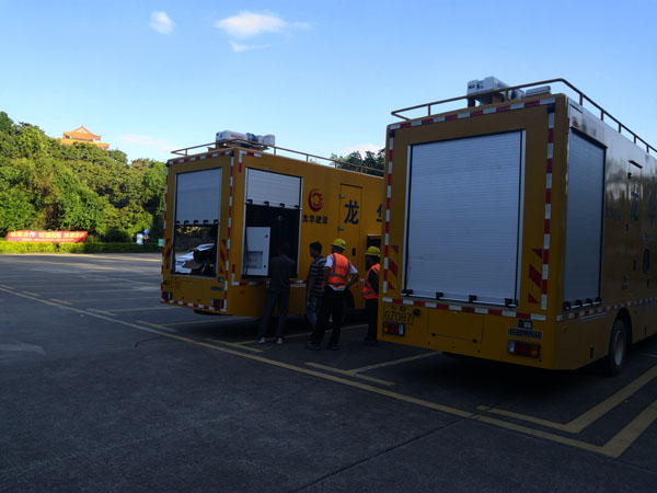 南京奧民斯特防汛排水車(chē)入駐深圳龍華市政